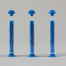 Comar Oral Dispensers with Tip Caps, 3mL - White Plunger