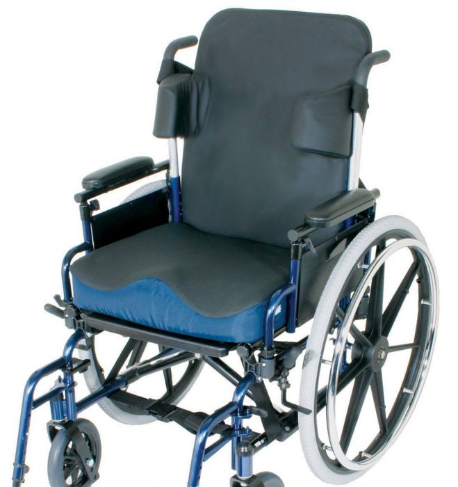 Wheelchair Back Cushion Contoured 18x17 - Able
